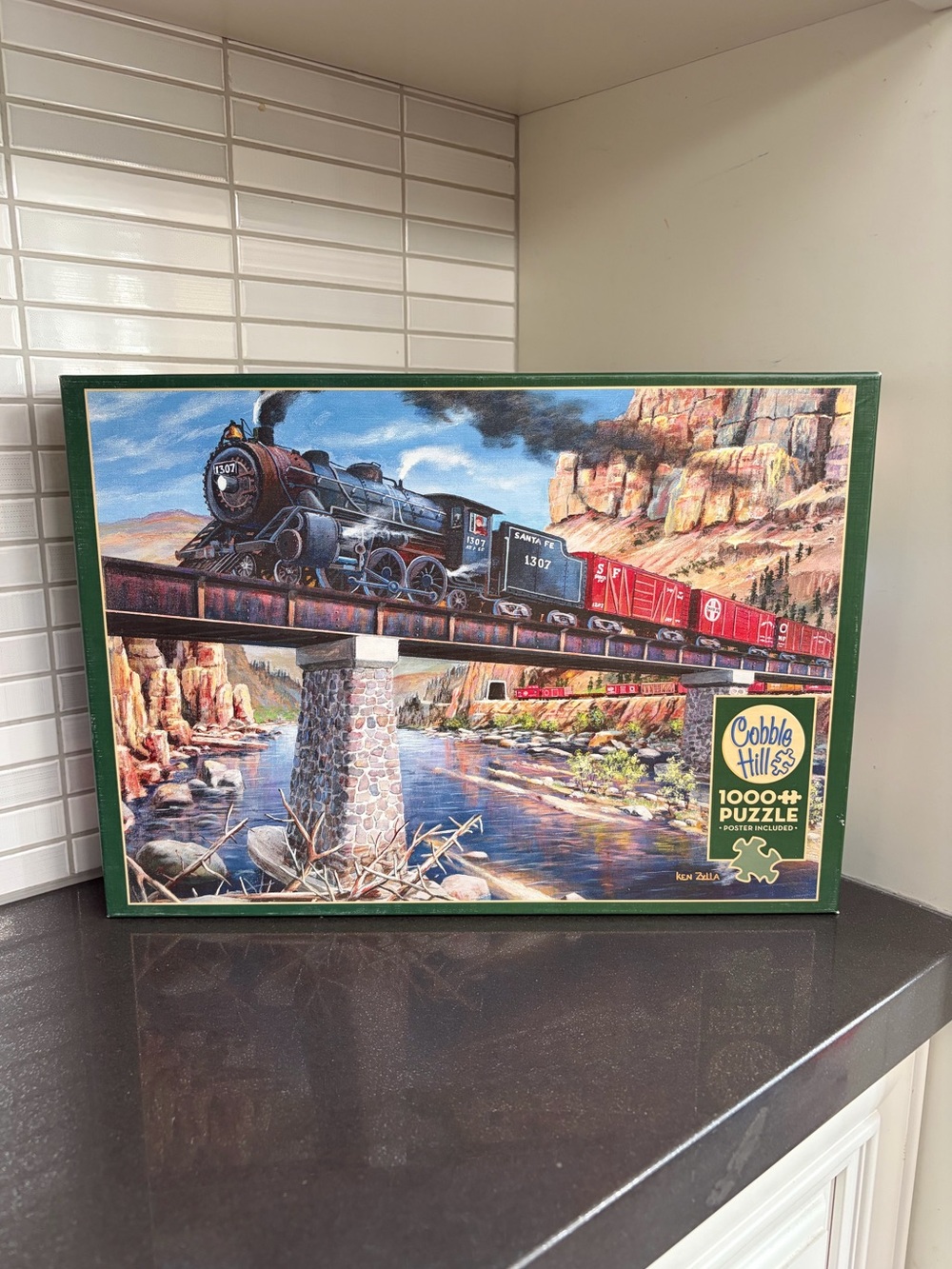 Cobble Hill Stone, Steel and Steam 1000 piece puzzle